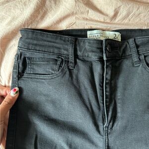 abercrombie super high rise skinny jeans